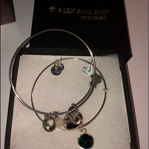 Alex and Ani charm bangles